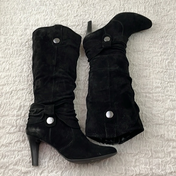 Blake Scott  Logan Suede Boots In Black. Size 8.5 - Picture 4 of 14